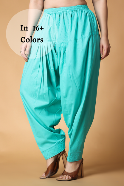 Straight Cotton Salwar Pants