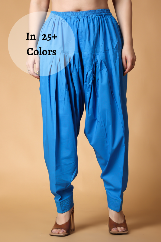 Straight Cotton Salwar Pants