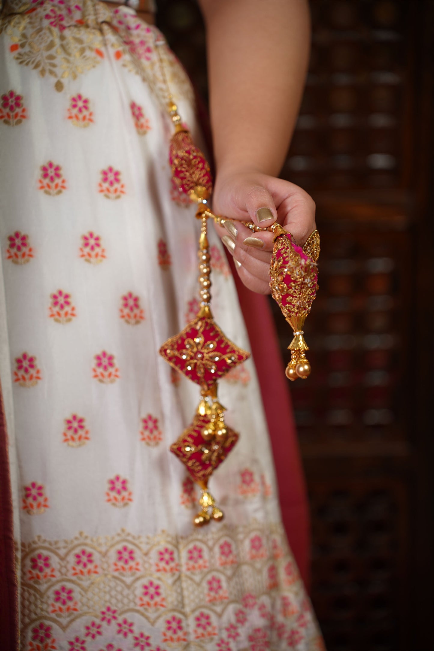 Eraya Jacquard Silk Lehenga