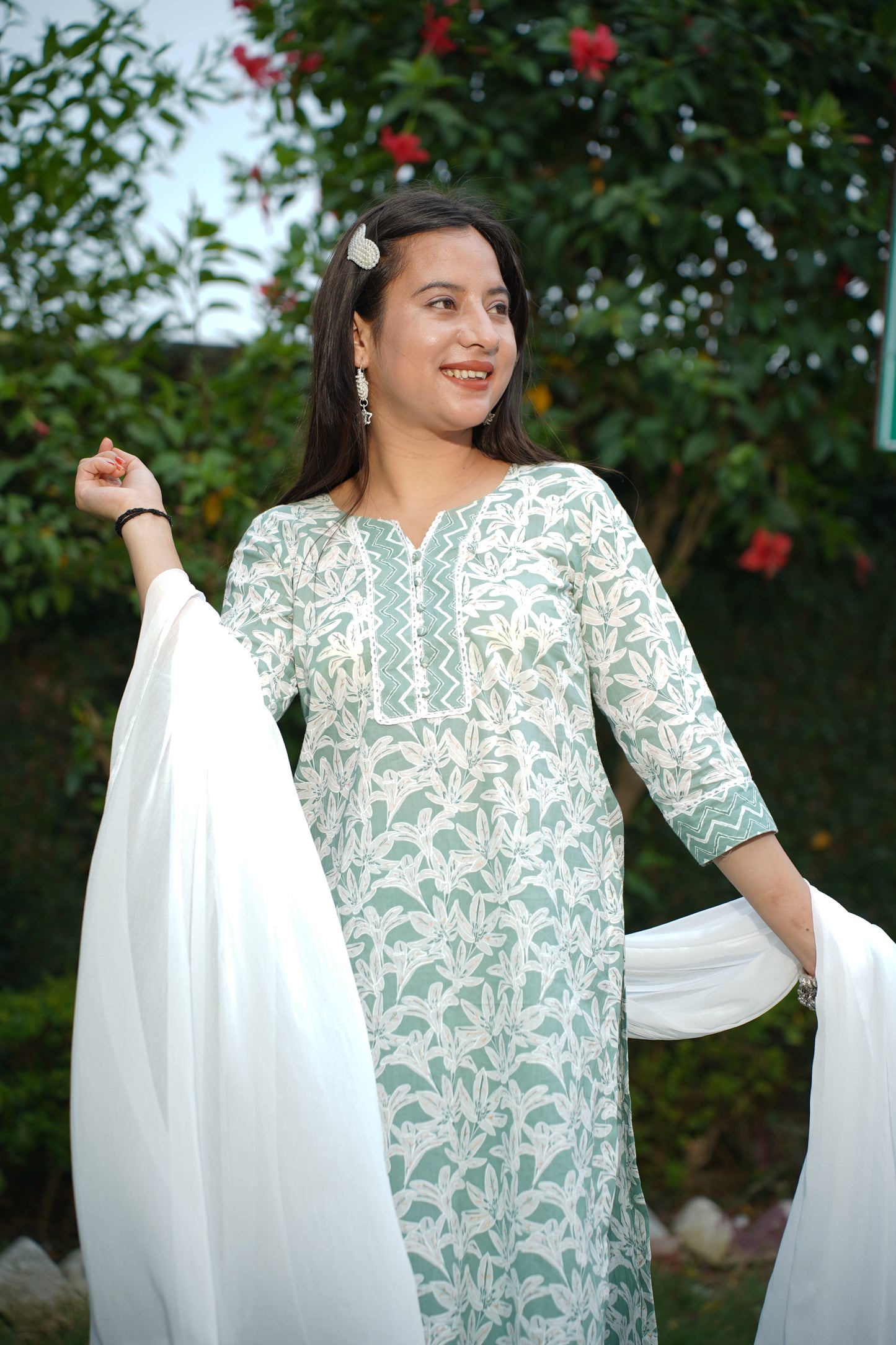 Cotton Kurta Sets With Dupatta