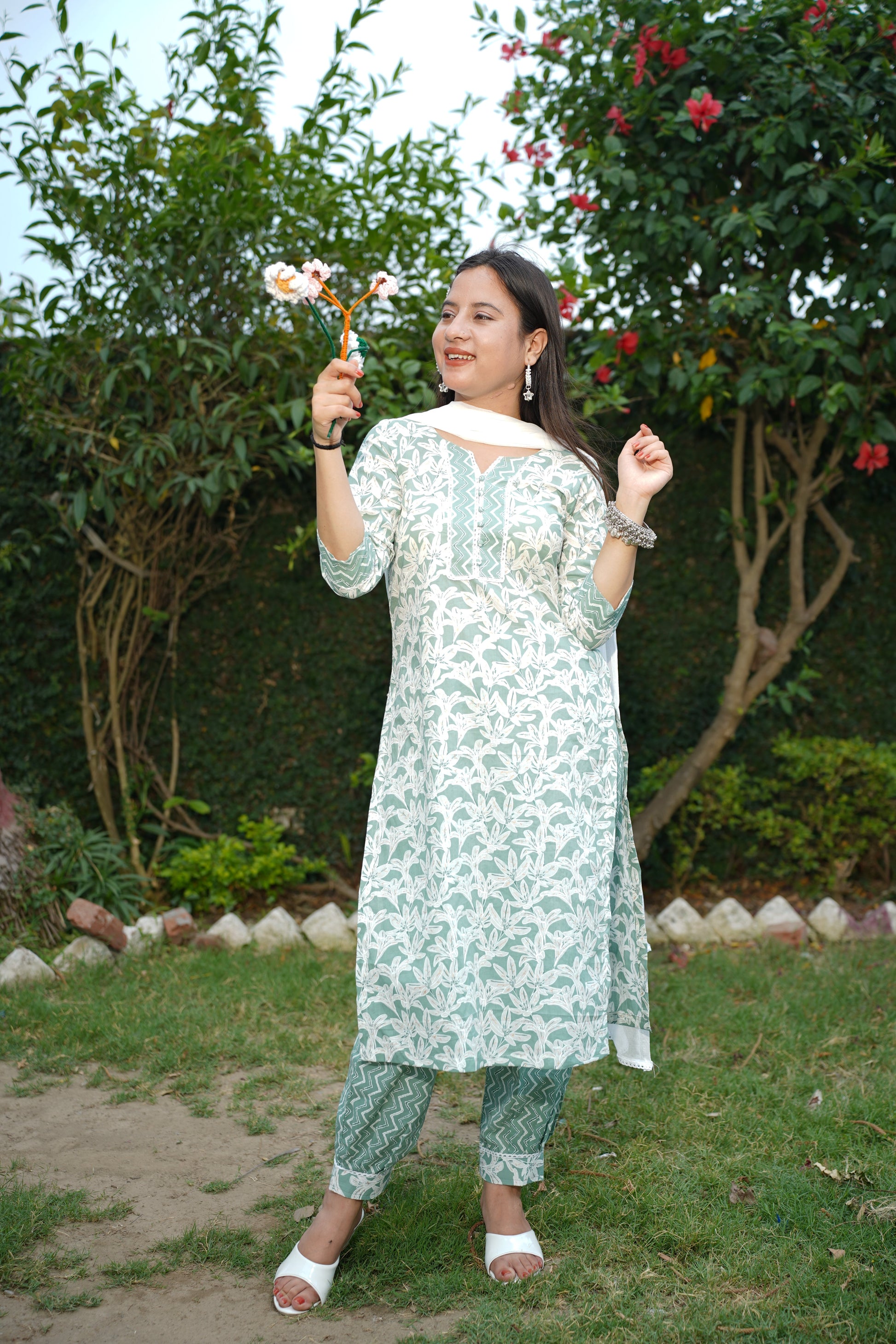 Cotton Kurta Sets With Dupatta