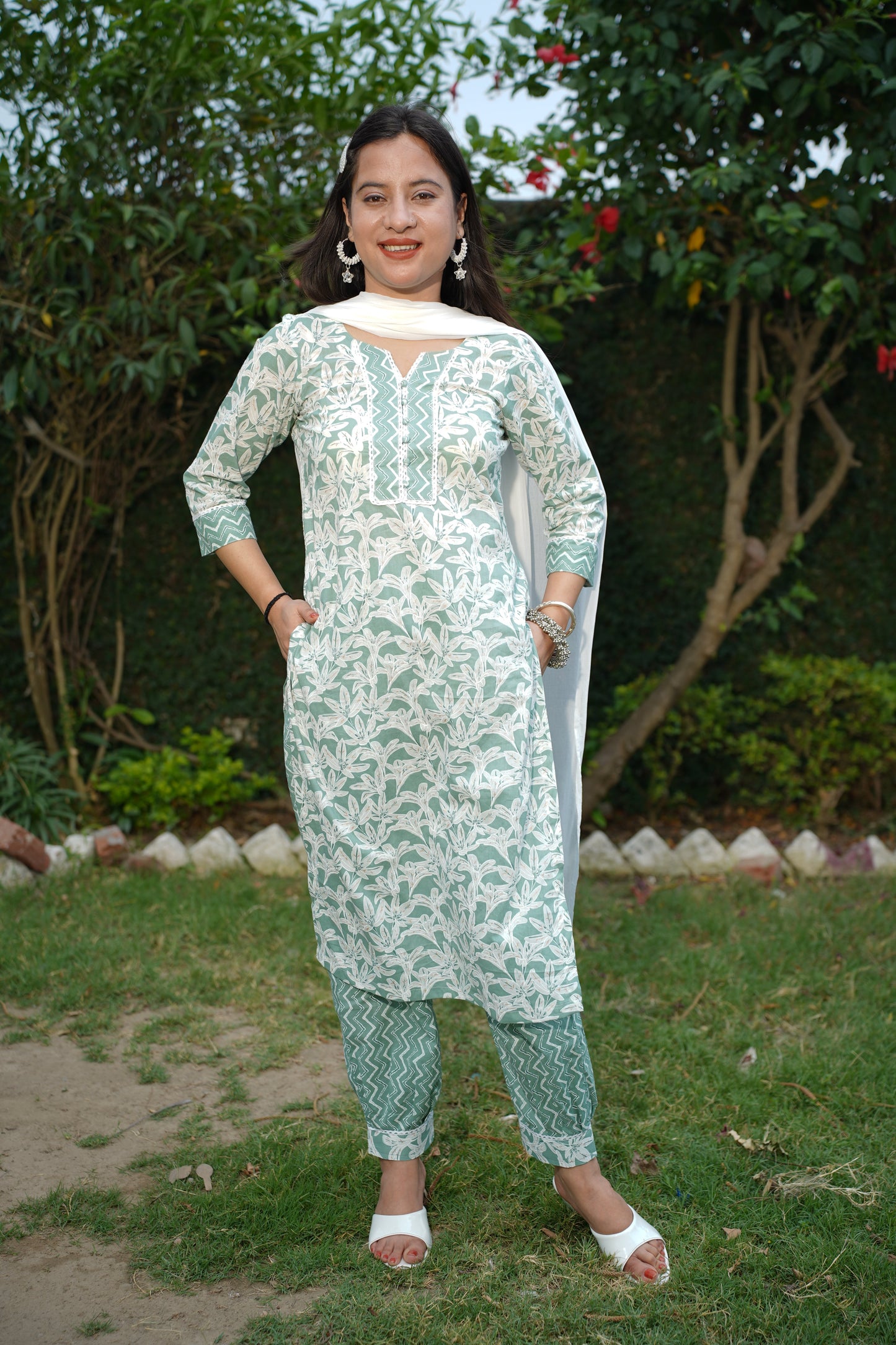 Cotton Kurta Sets With Dupatta