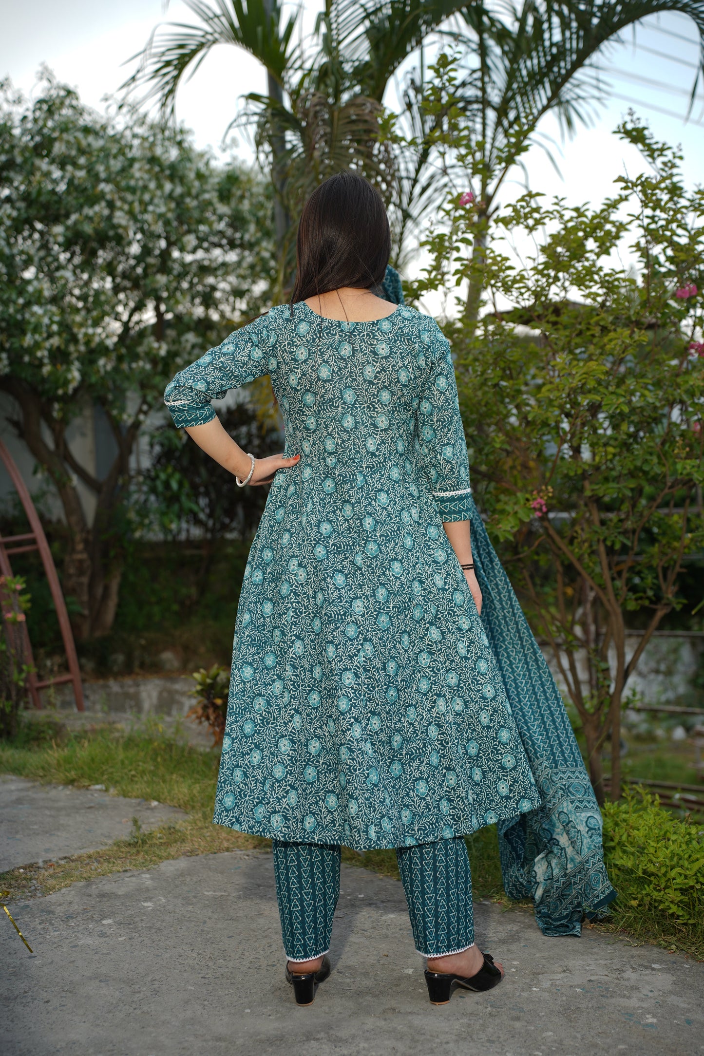 Anarkali Kurta Set With Dupatta