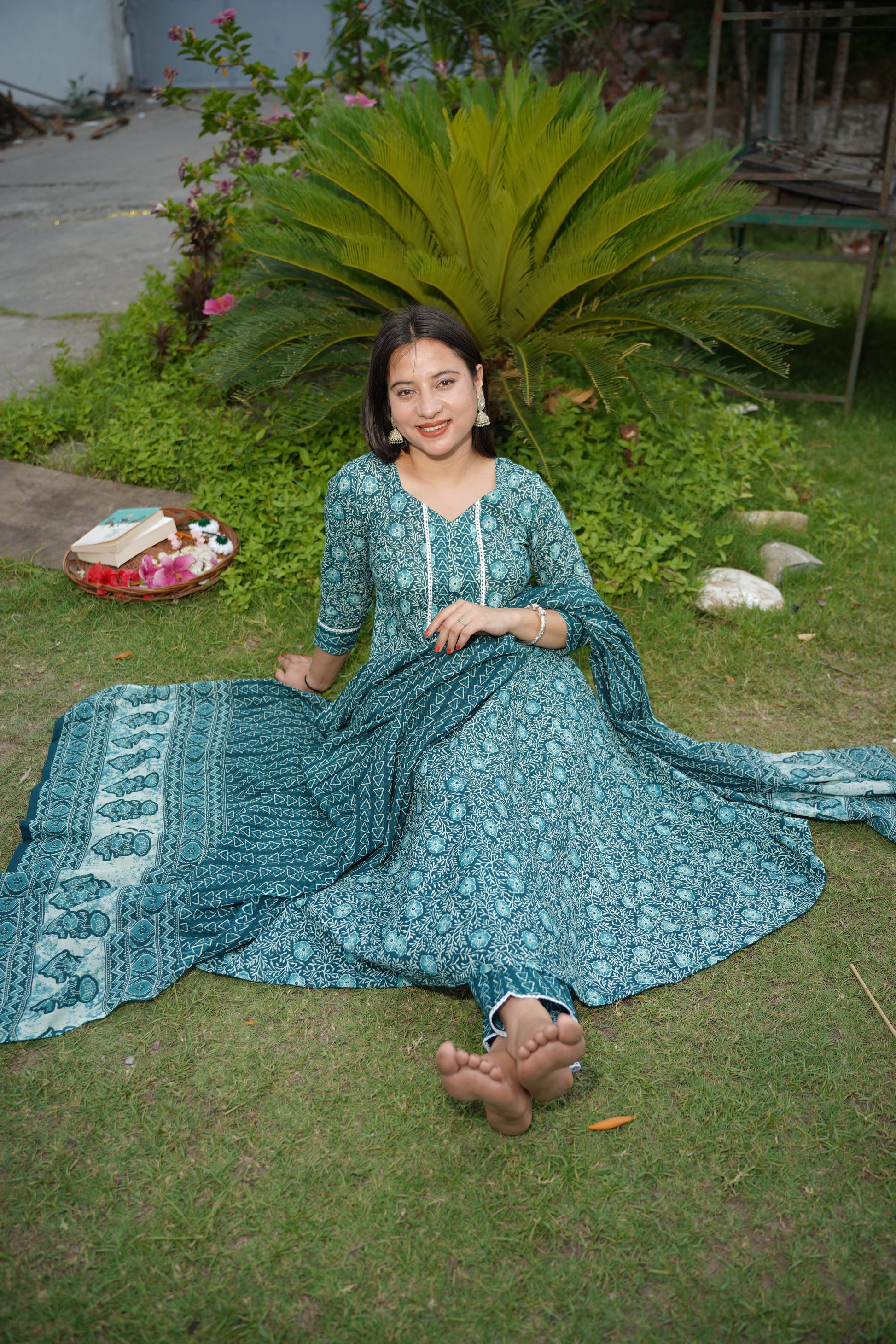 Anarkali Kurta Set With Dupatta