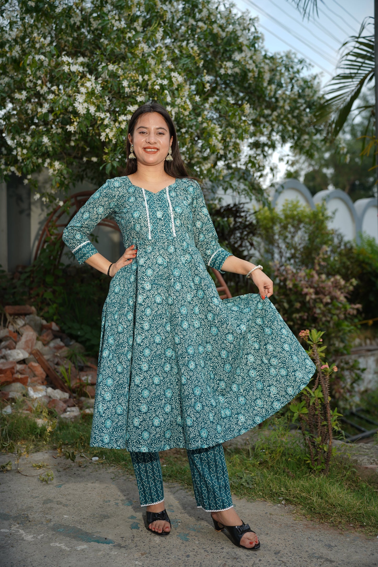 Anarkali Kurta Set With Dupatta