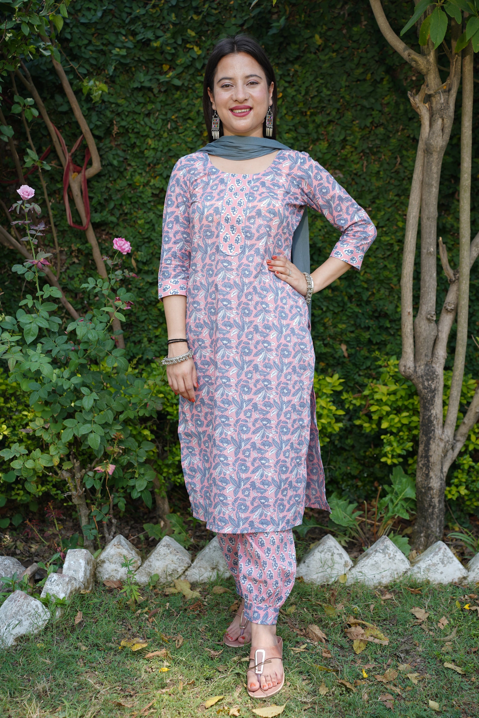 Cotton Kurta Sets With Dupatta