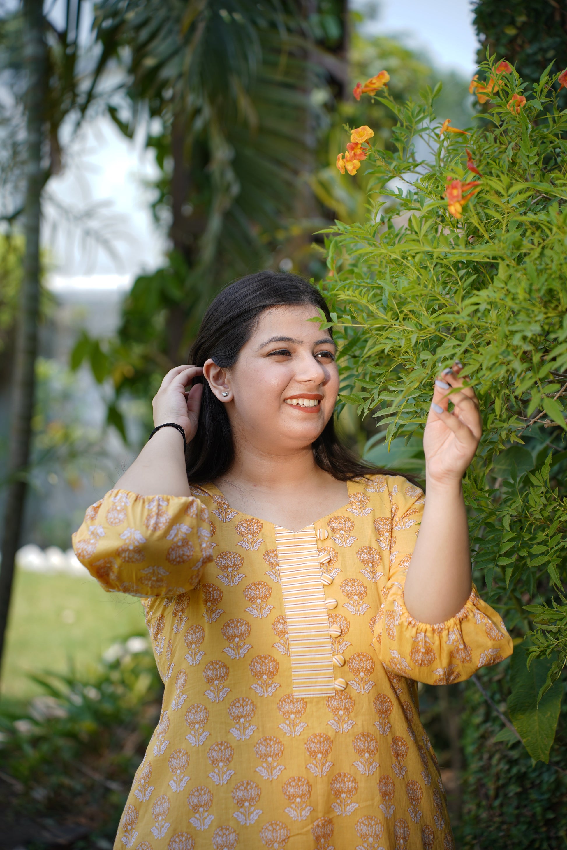 Yellow Kurta Set For Women