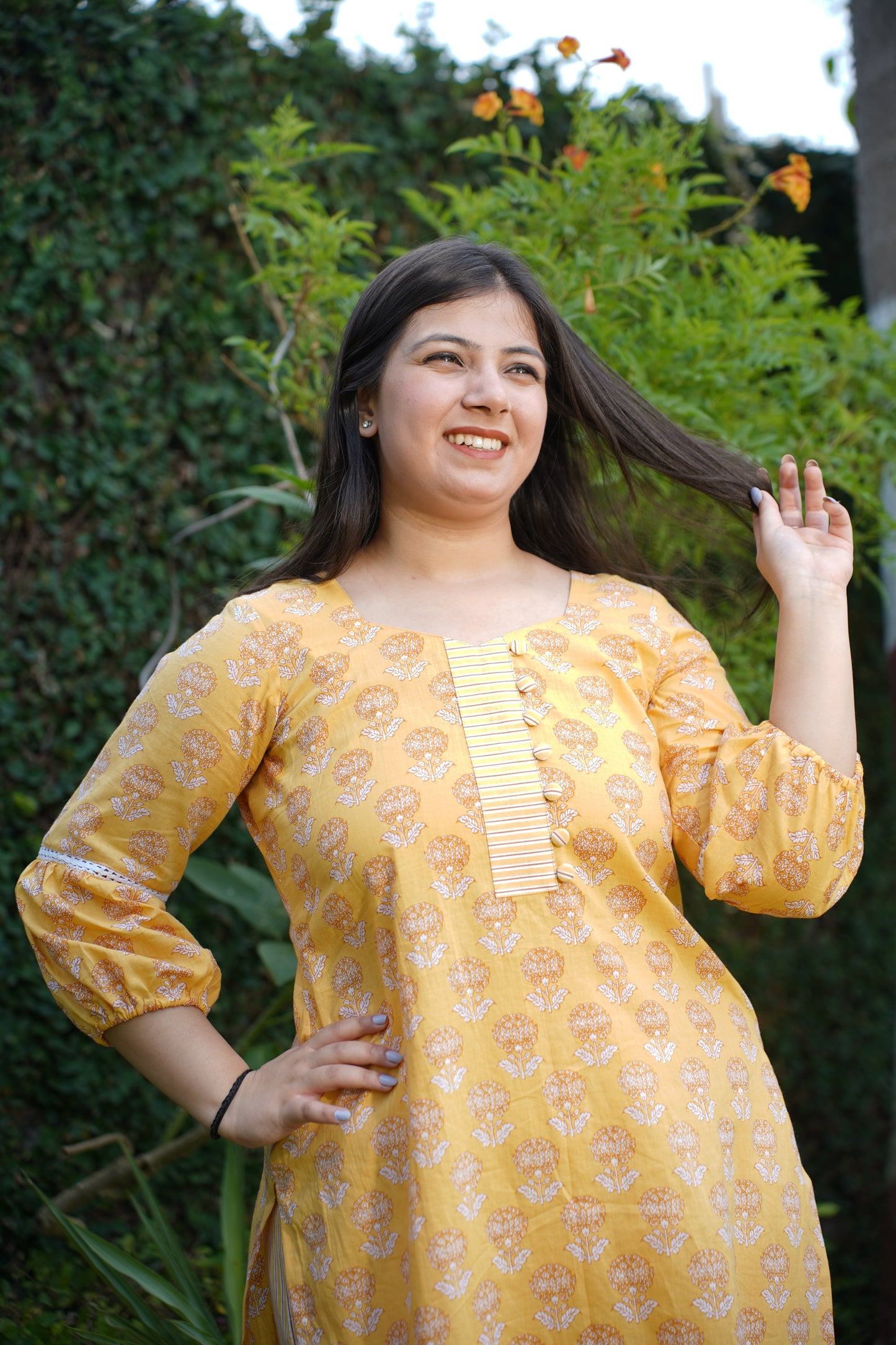 Yellow Kurta Set For Women