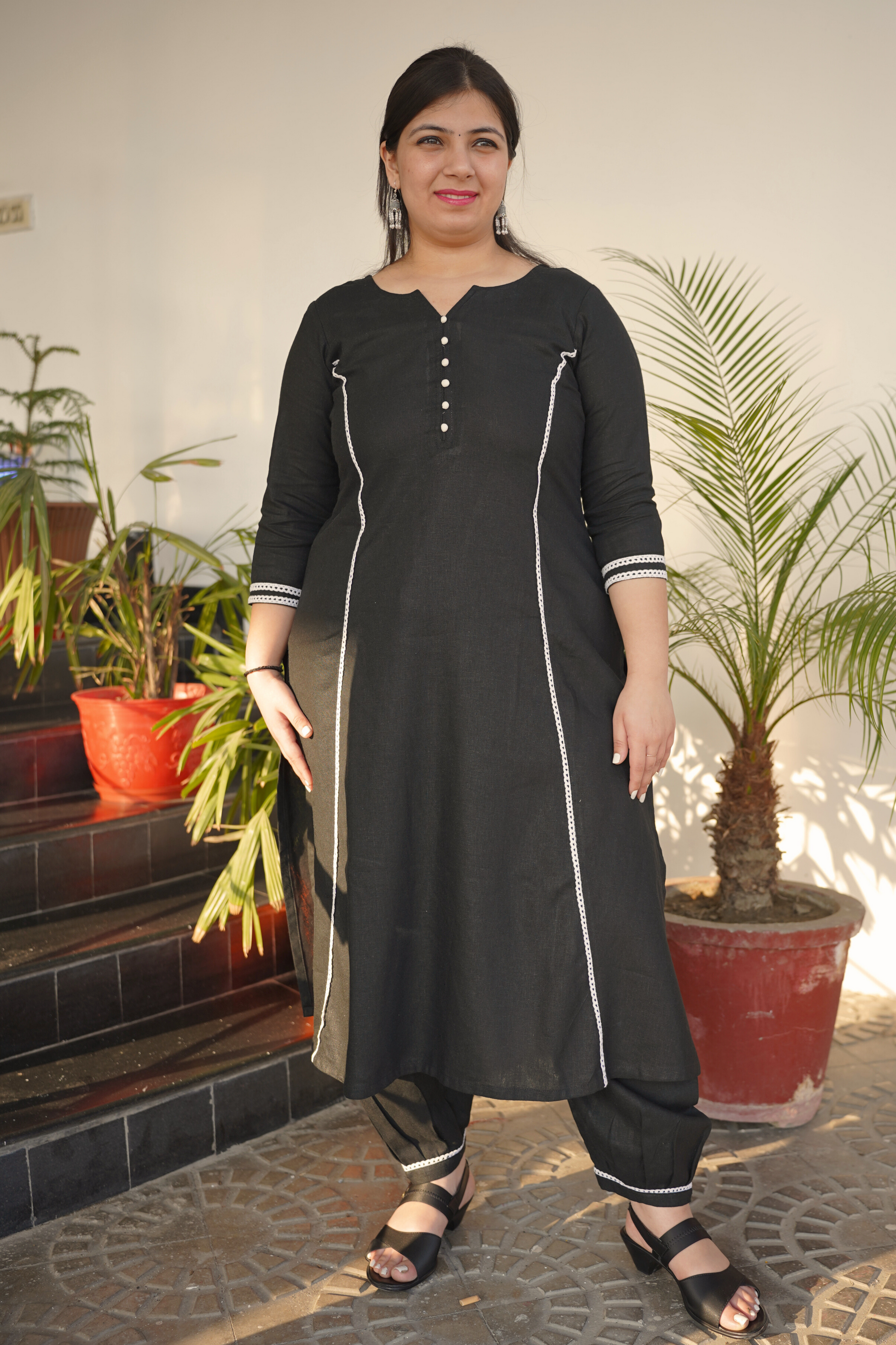 Women's Long Cotton Kurtis