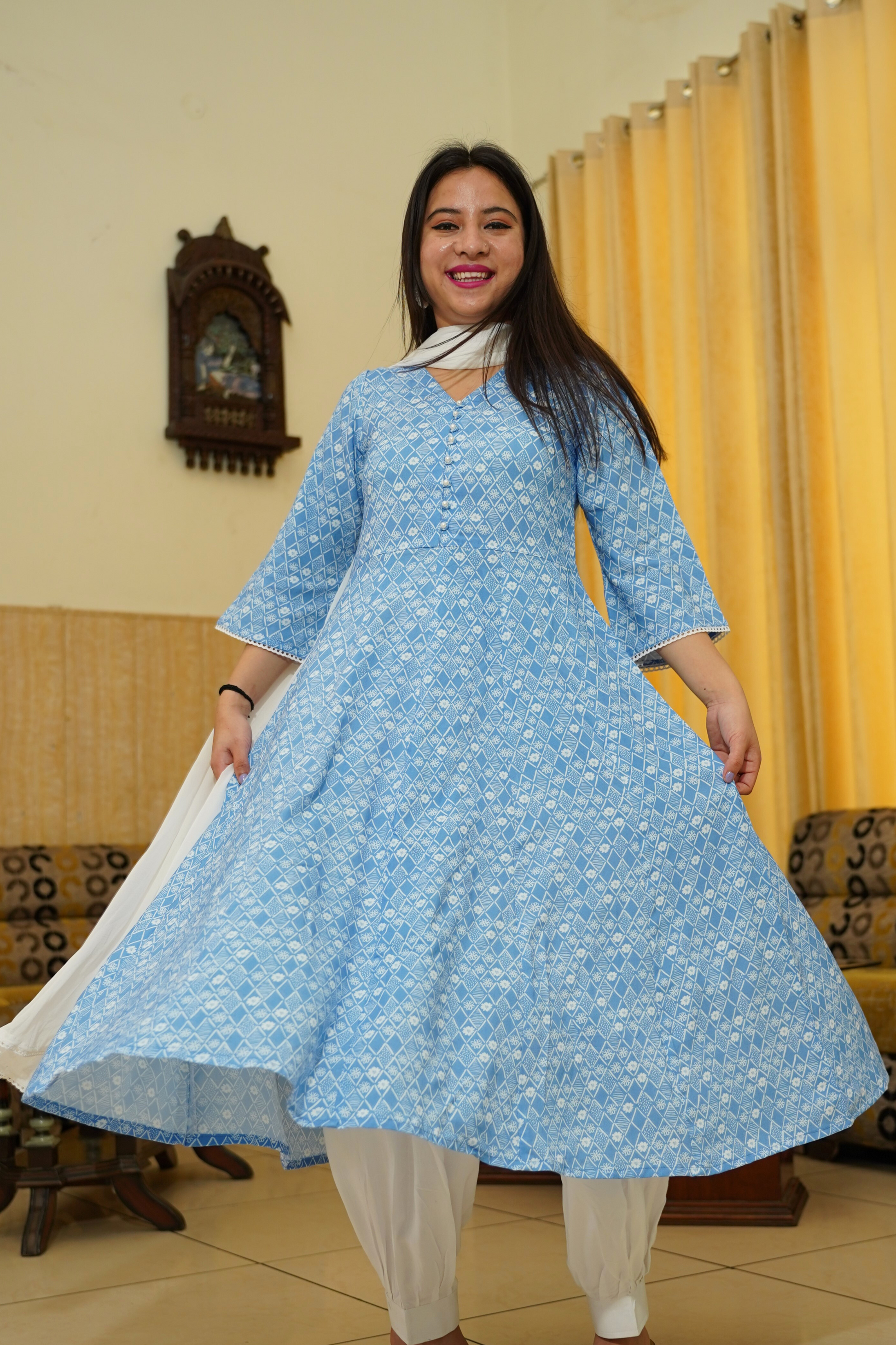 Anarkali Suit With Dupatta