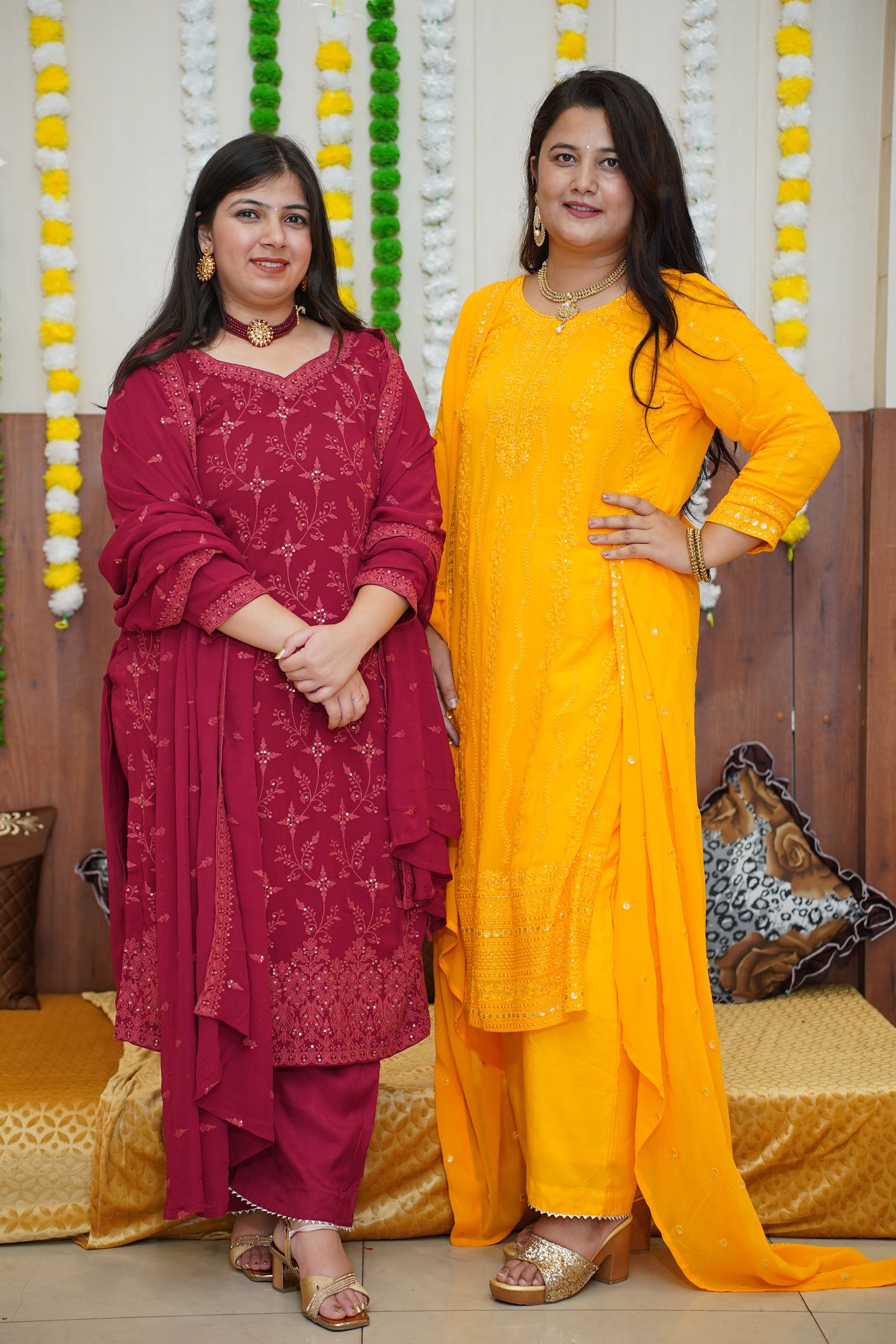 Yellow Haldi Suit