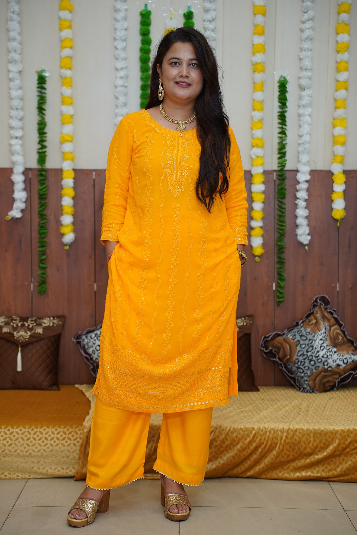 Yellow Haldi Suit