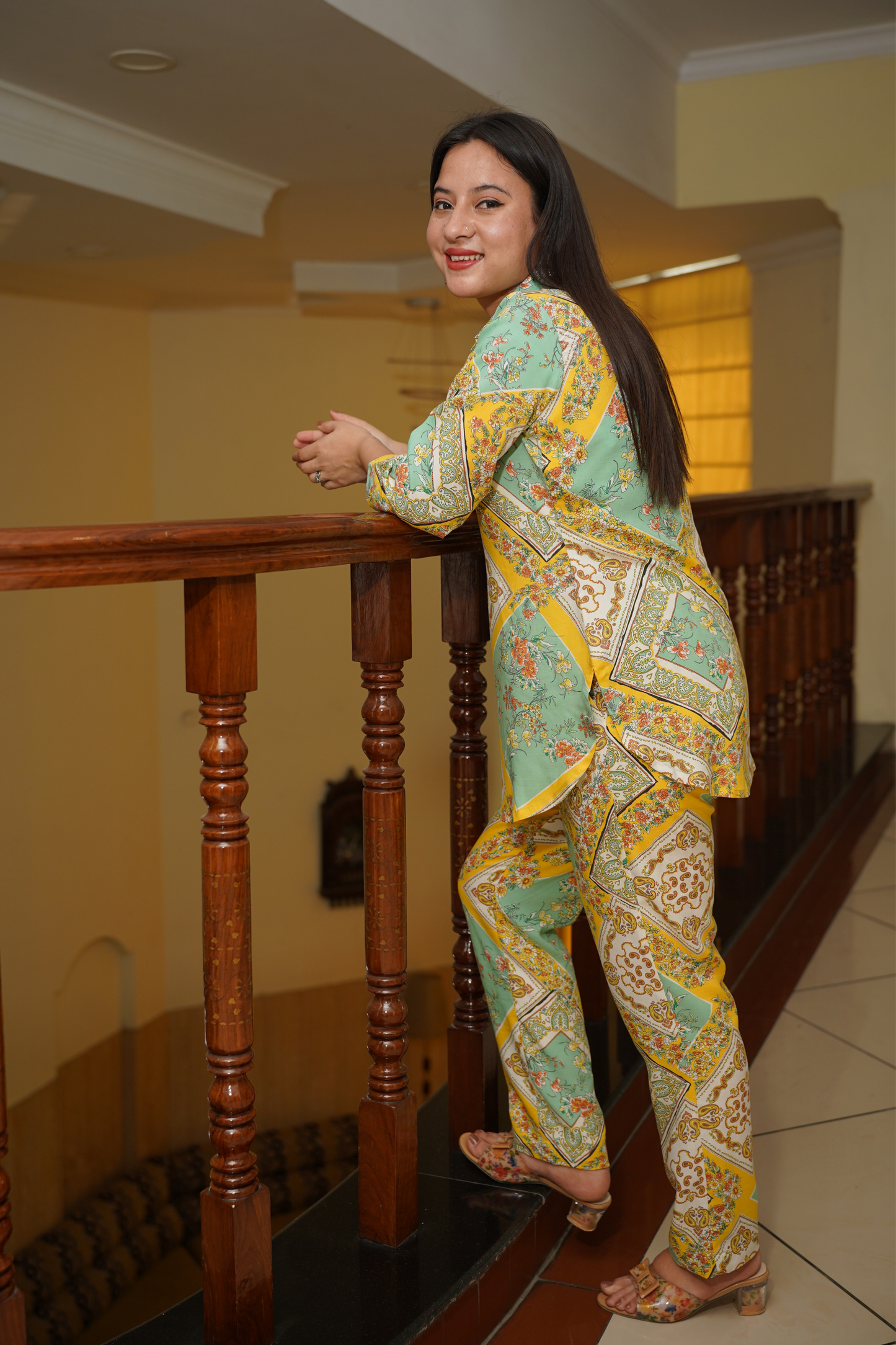 Lemony Grove Rayon Co-ord Set