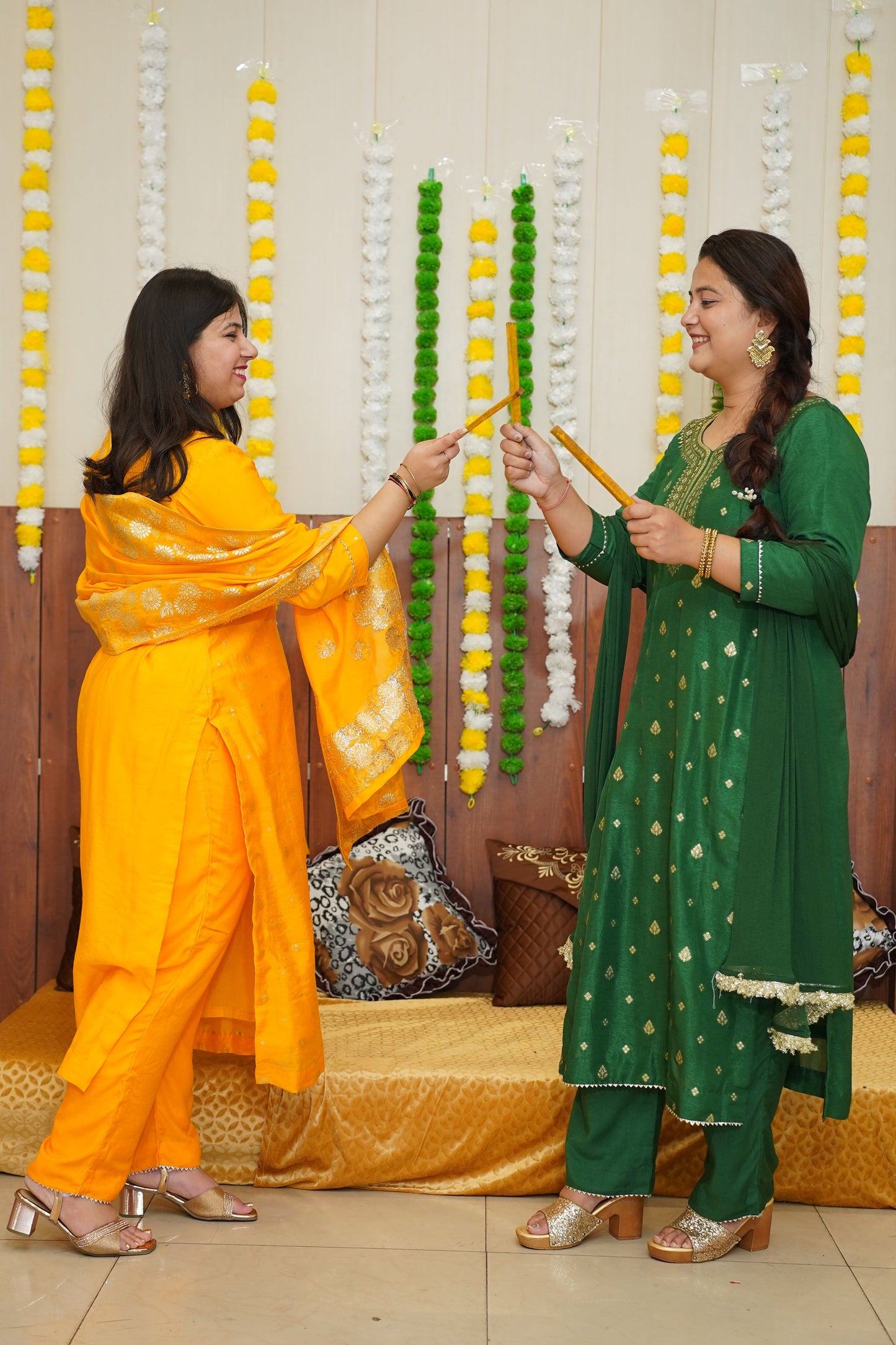 Yellow Suit For Haldi