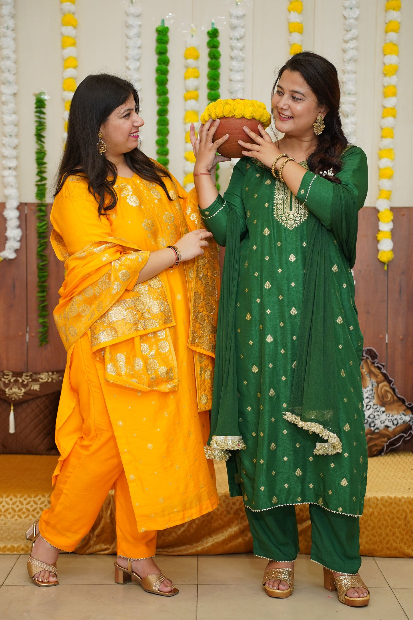 Yellow Suit For Haldi