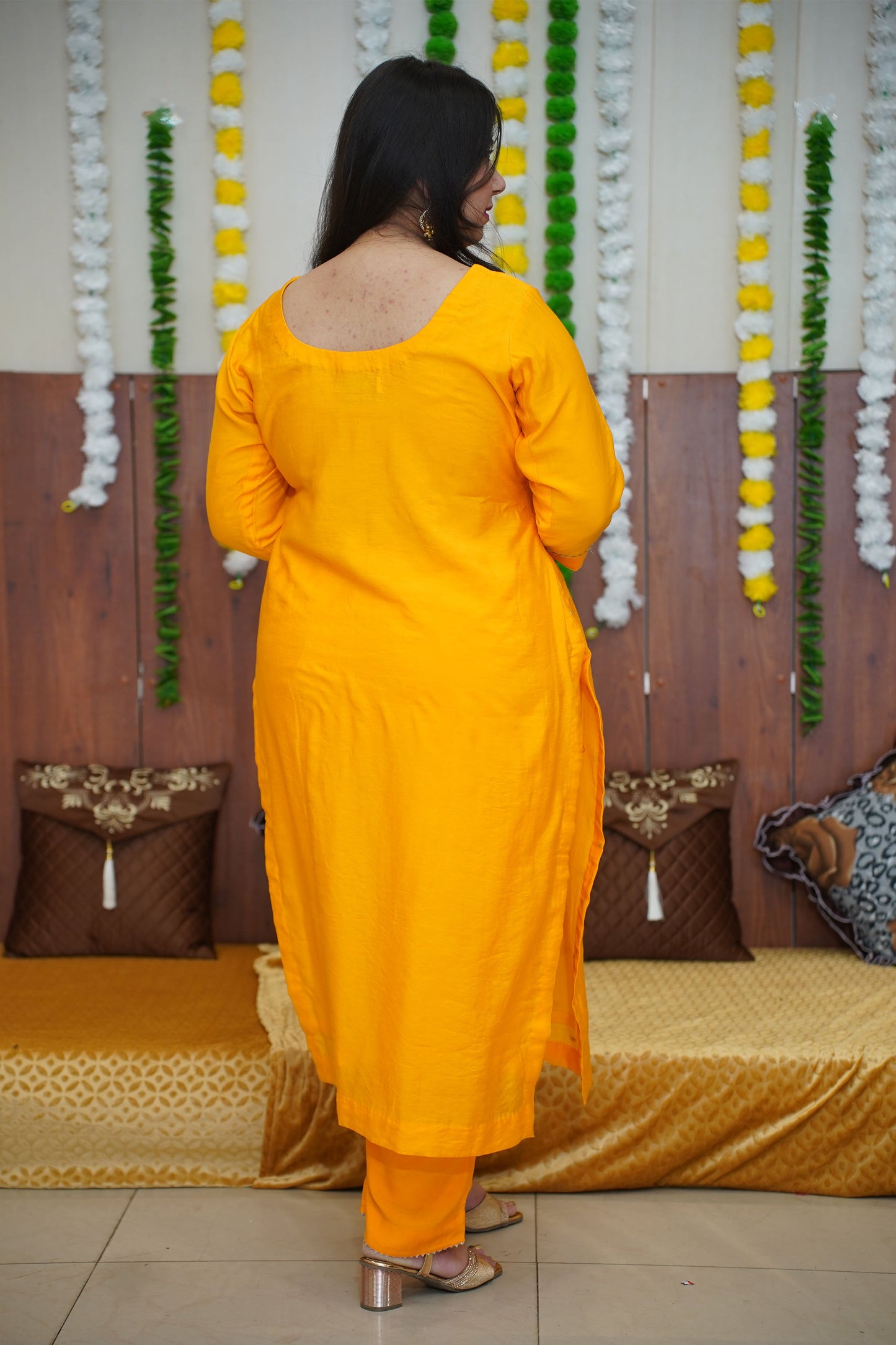 Yellow Suit For Haldi