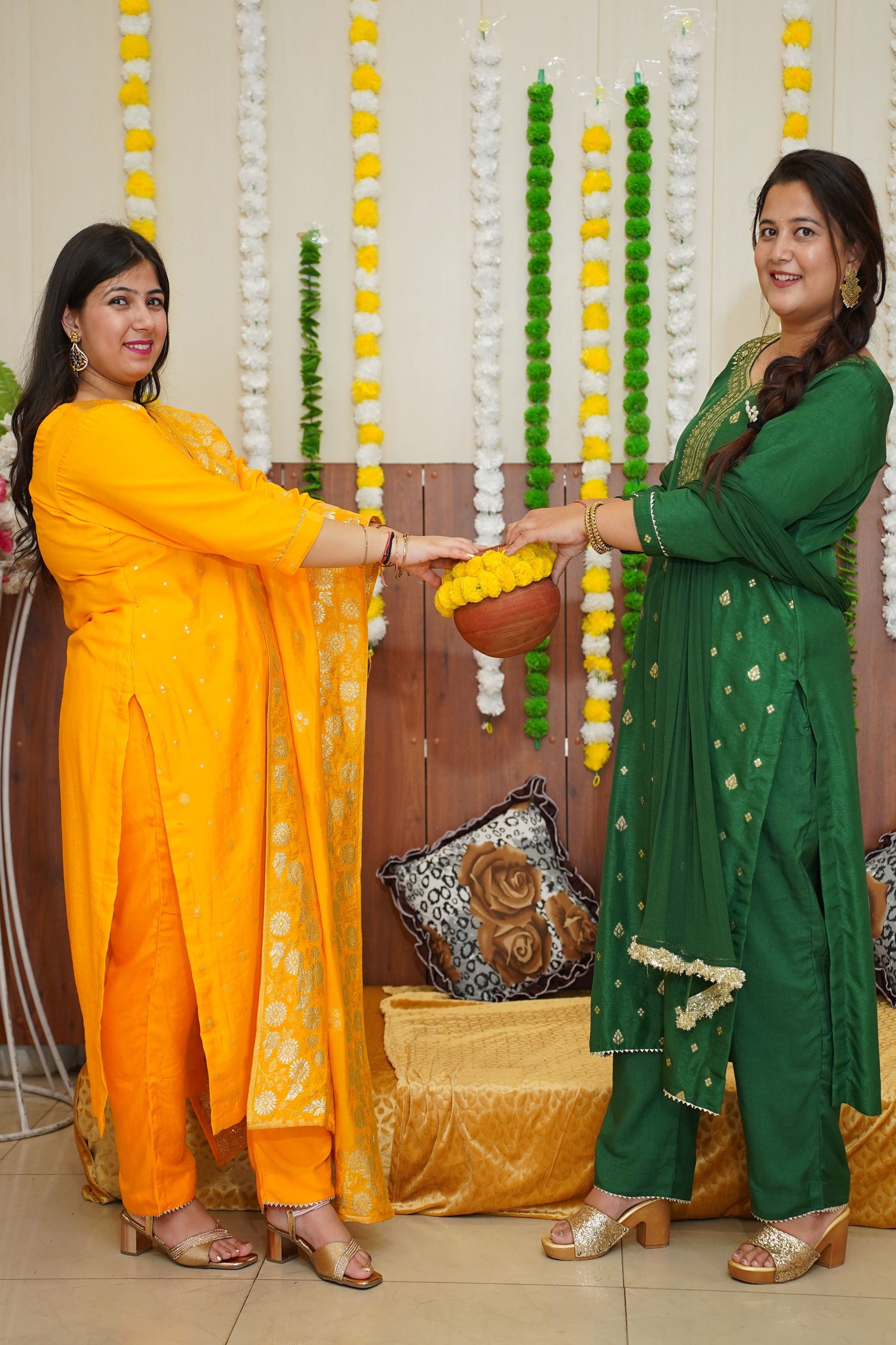 Yellow Suit For Haldi