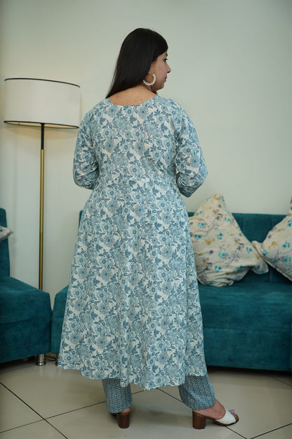 Printed Anarkali Suit