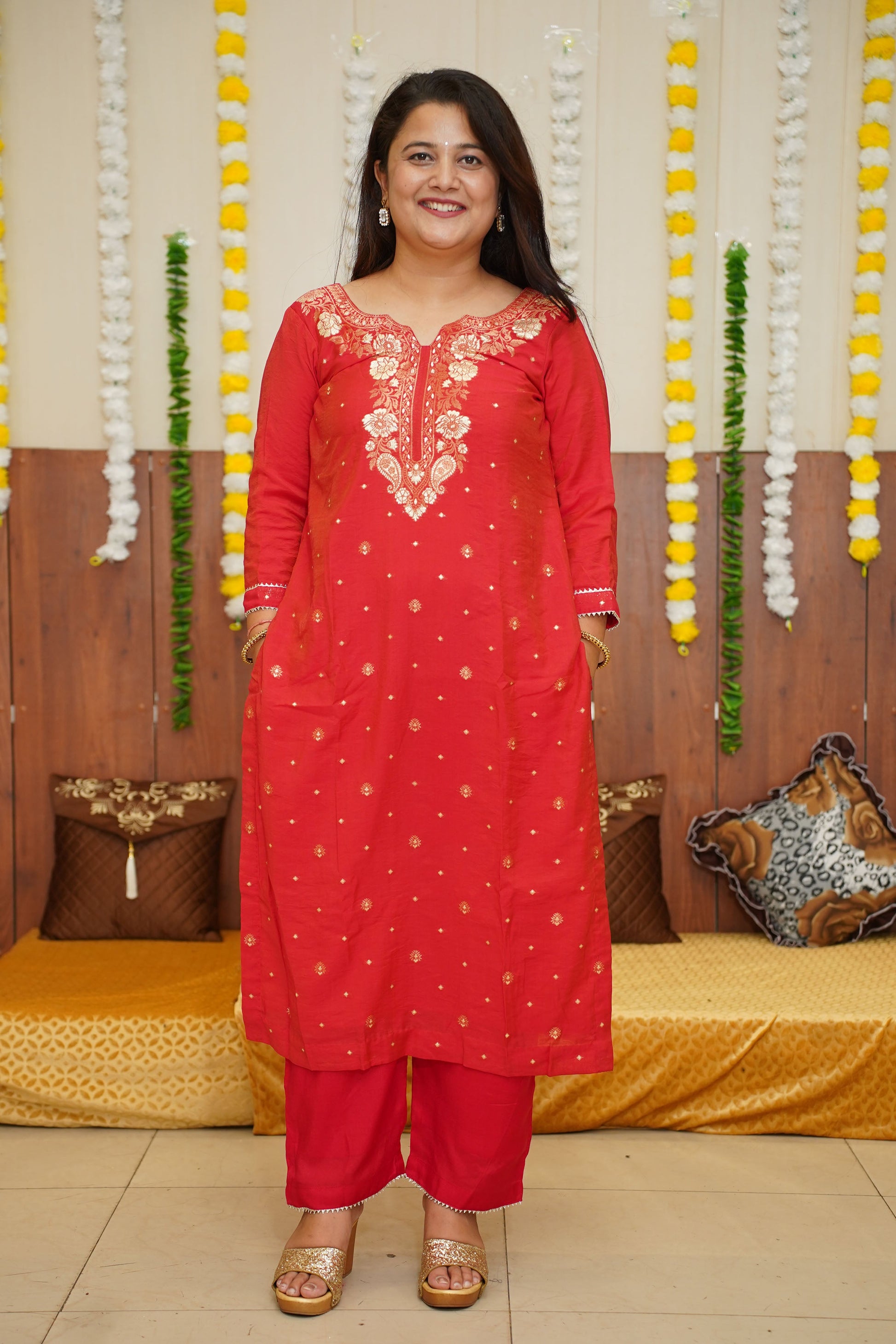 Red Suit For Women