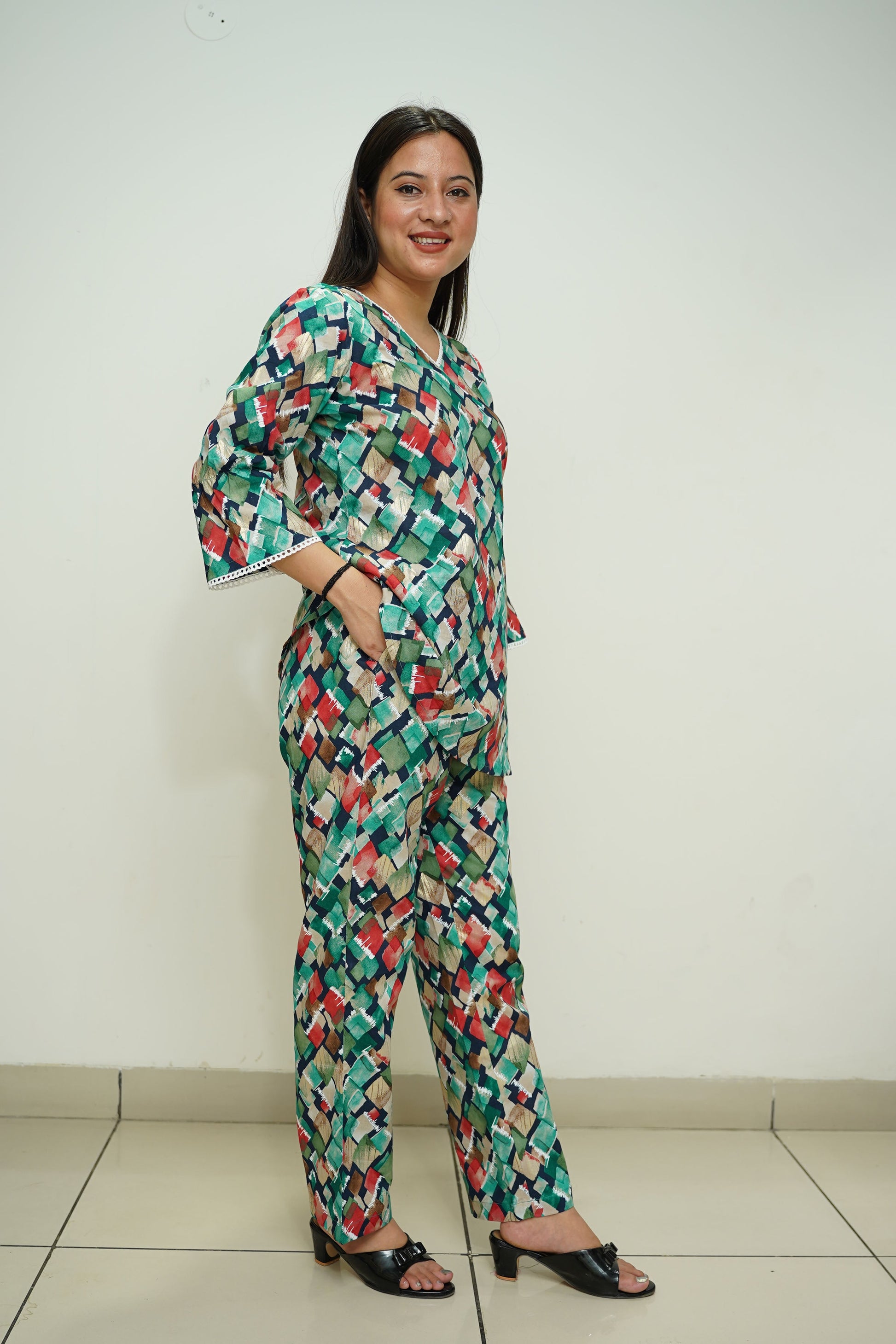Printed Co Ord Set