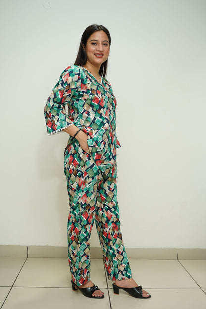 Printed Co Ord Set