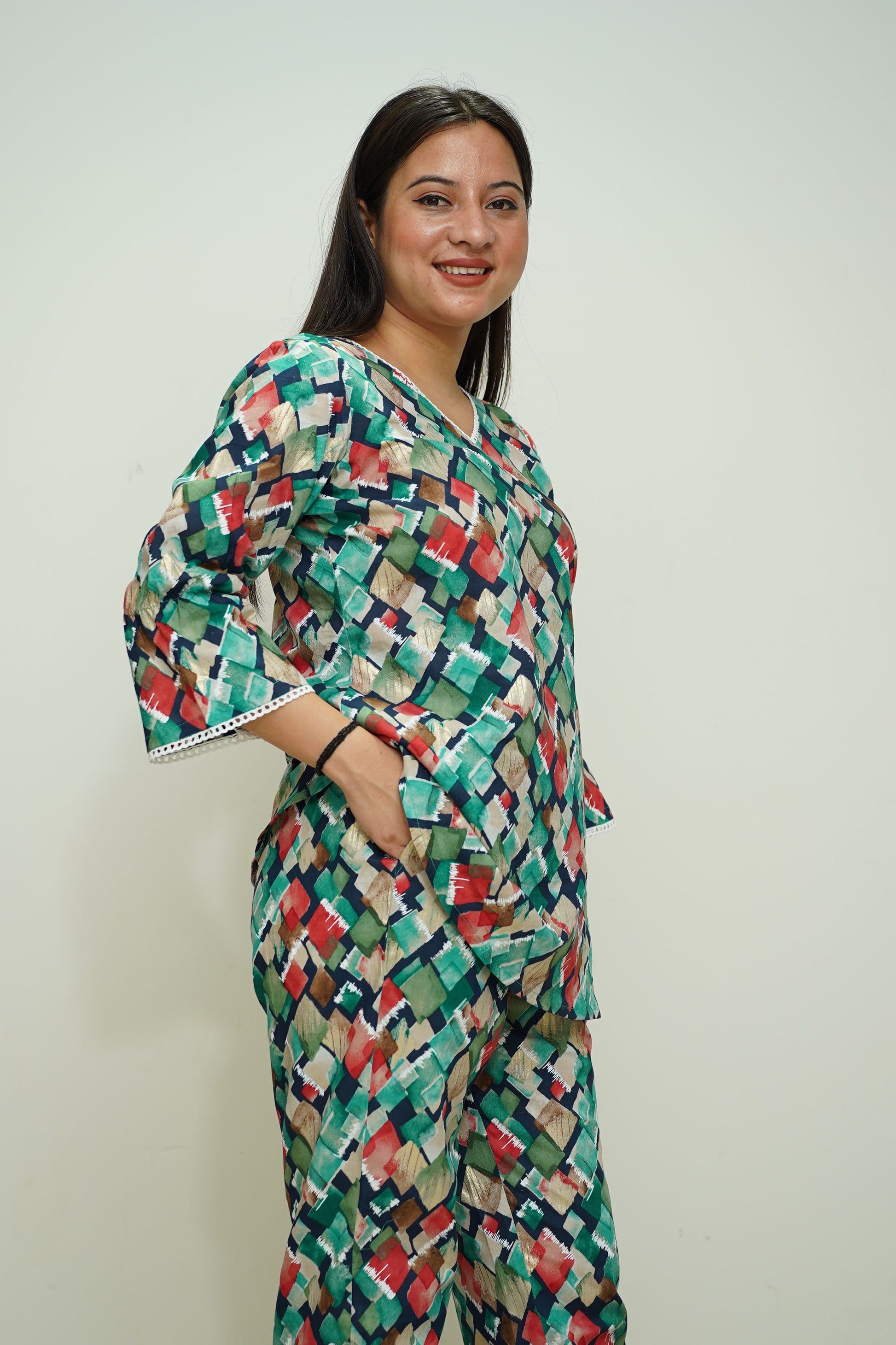 Printed Co Ord Set
