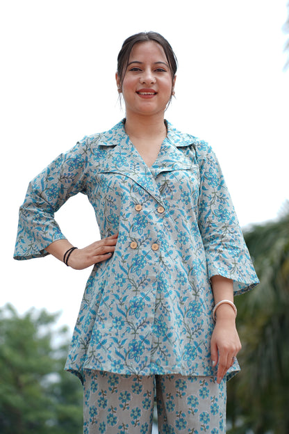 Cotton Co Ord Set Women