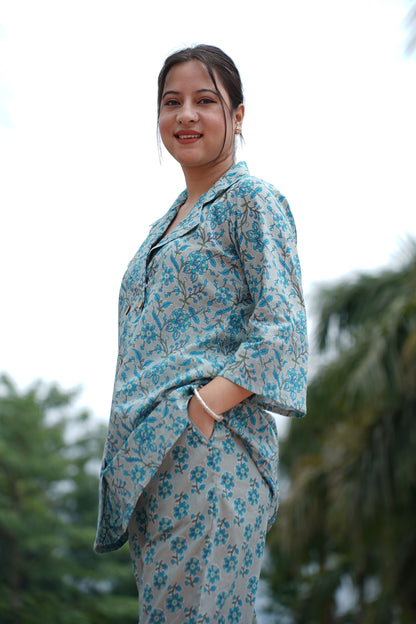 Cotton Co Ord Set Women