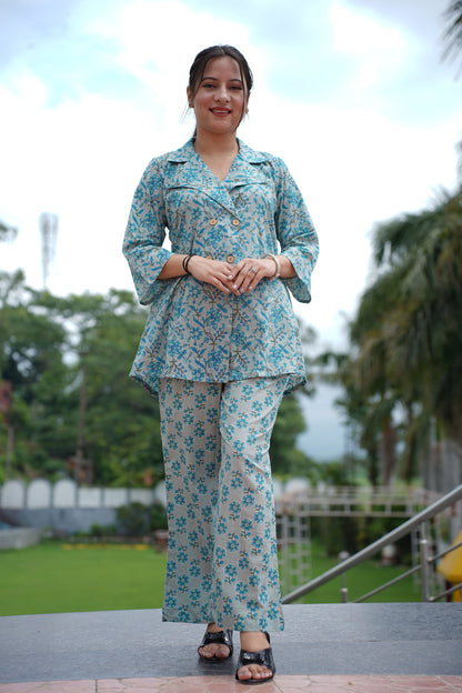 Cotton Co Ord Set Women