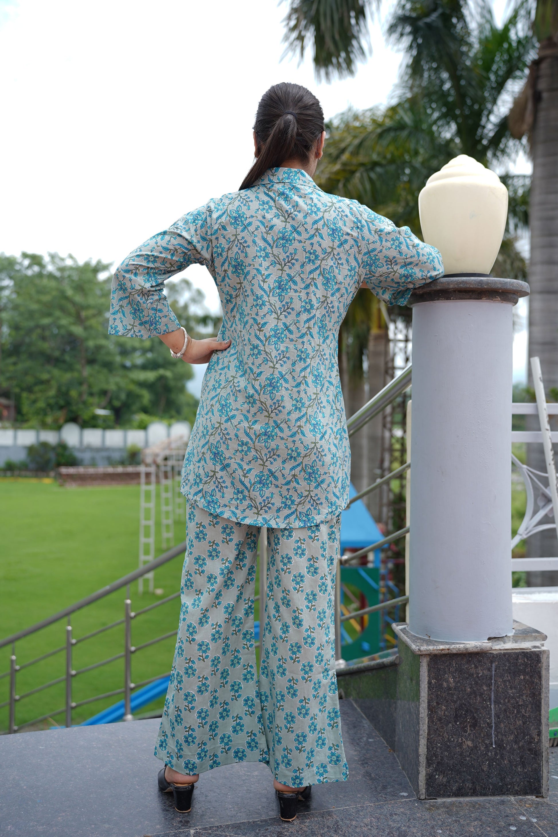 Cotton Co Ord Set Women