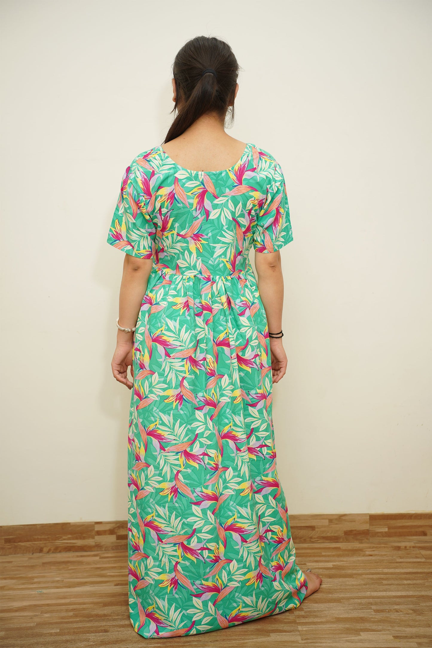 Mint Green Rayon Night Gown
