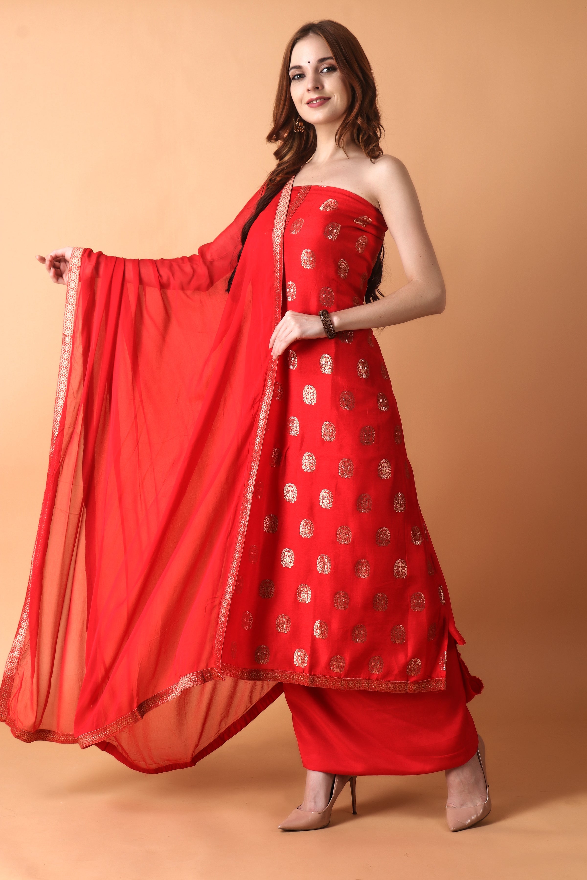 Sagar Cotton Wax Batic -Dress Material Indian wedding dress suppliers