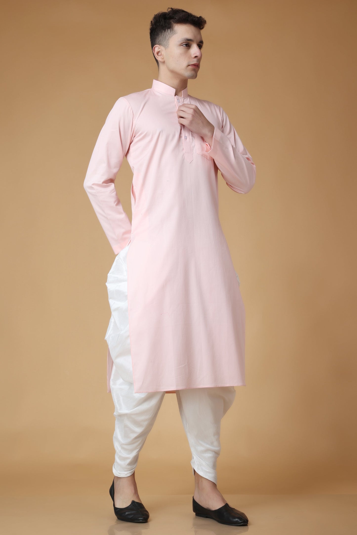 Men's Plus Size Evening Musings Cotton Kurta Pajama