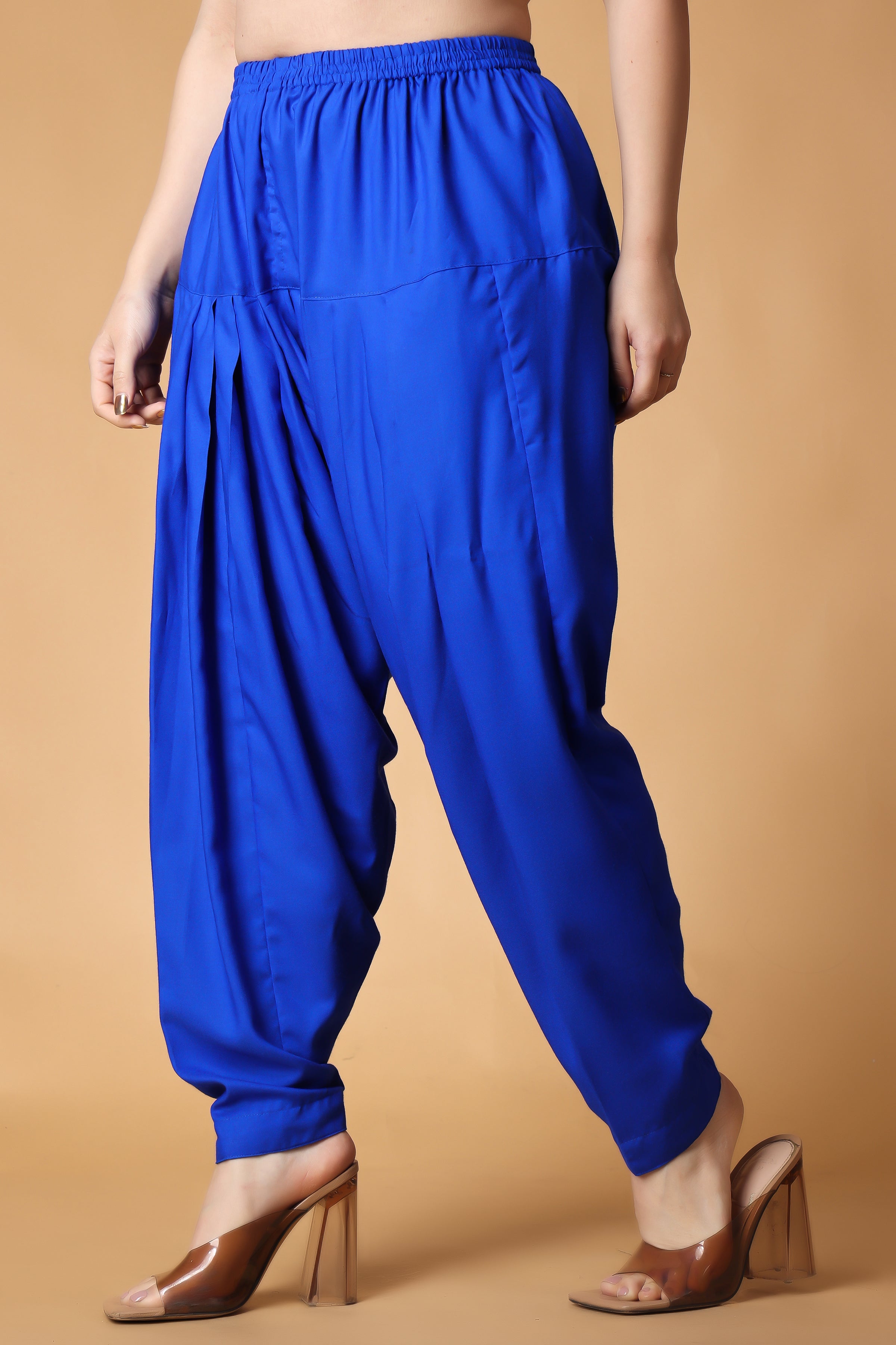 Cotton Women Patiala Salwar Regular Fit Salwar Pants Regular Maroon Free  Size | eBay