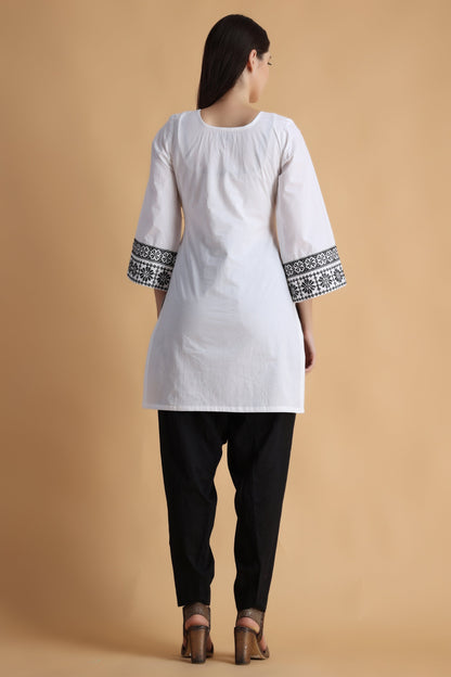 White Kurta For Women 