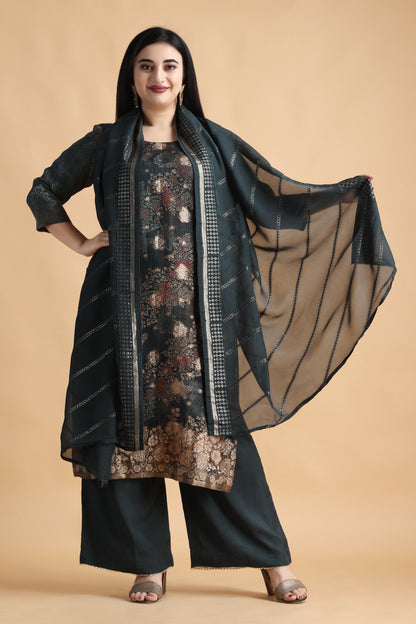 Womens Plus Size Black salwar suit party wear | Vilasata