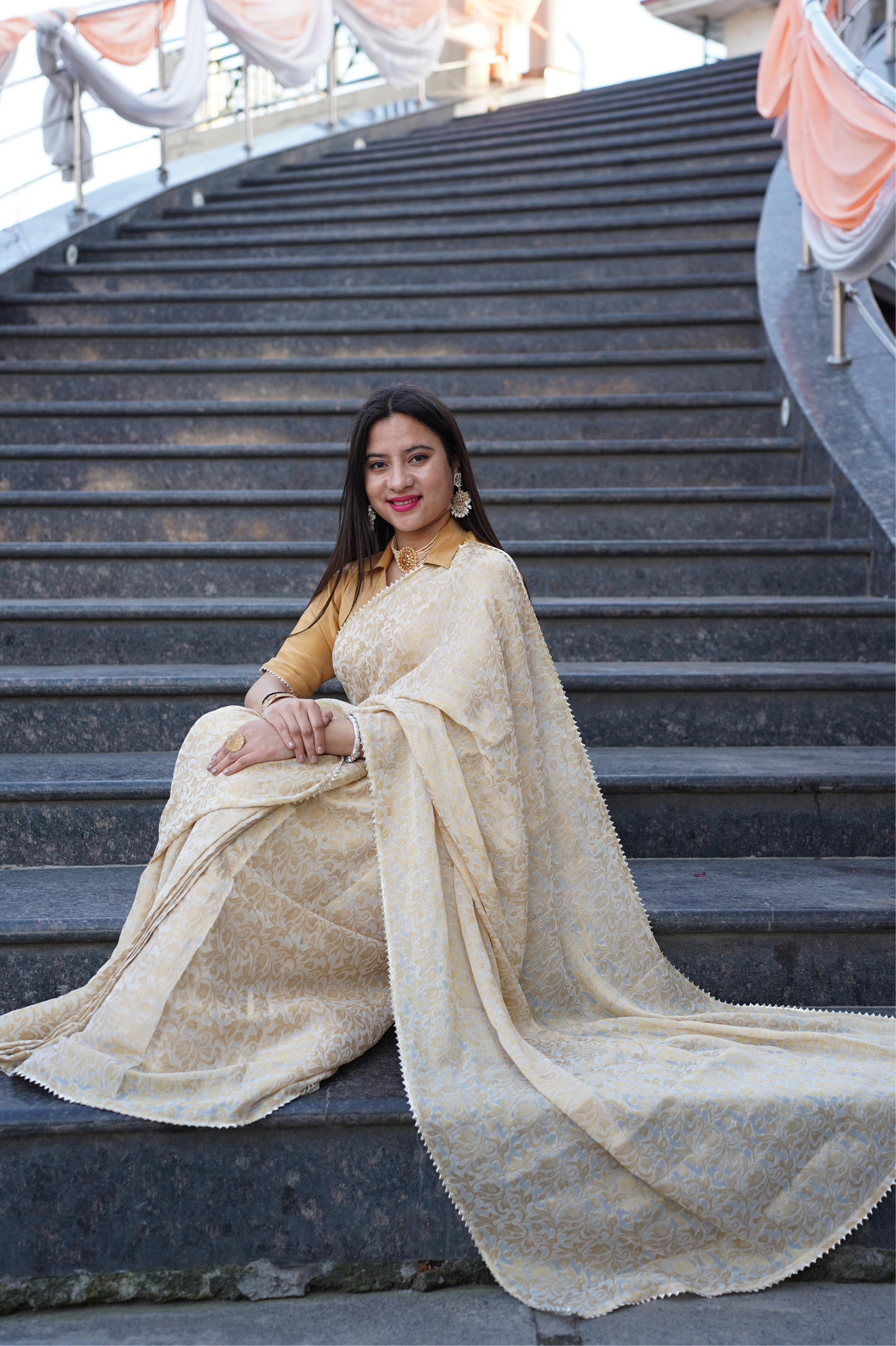 Plus Size Saree