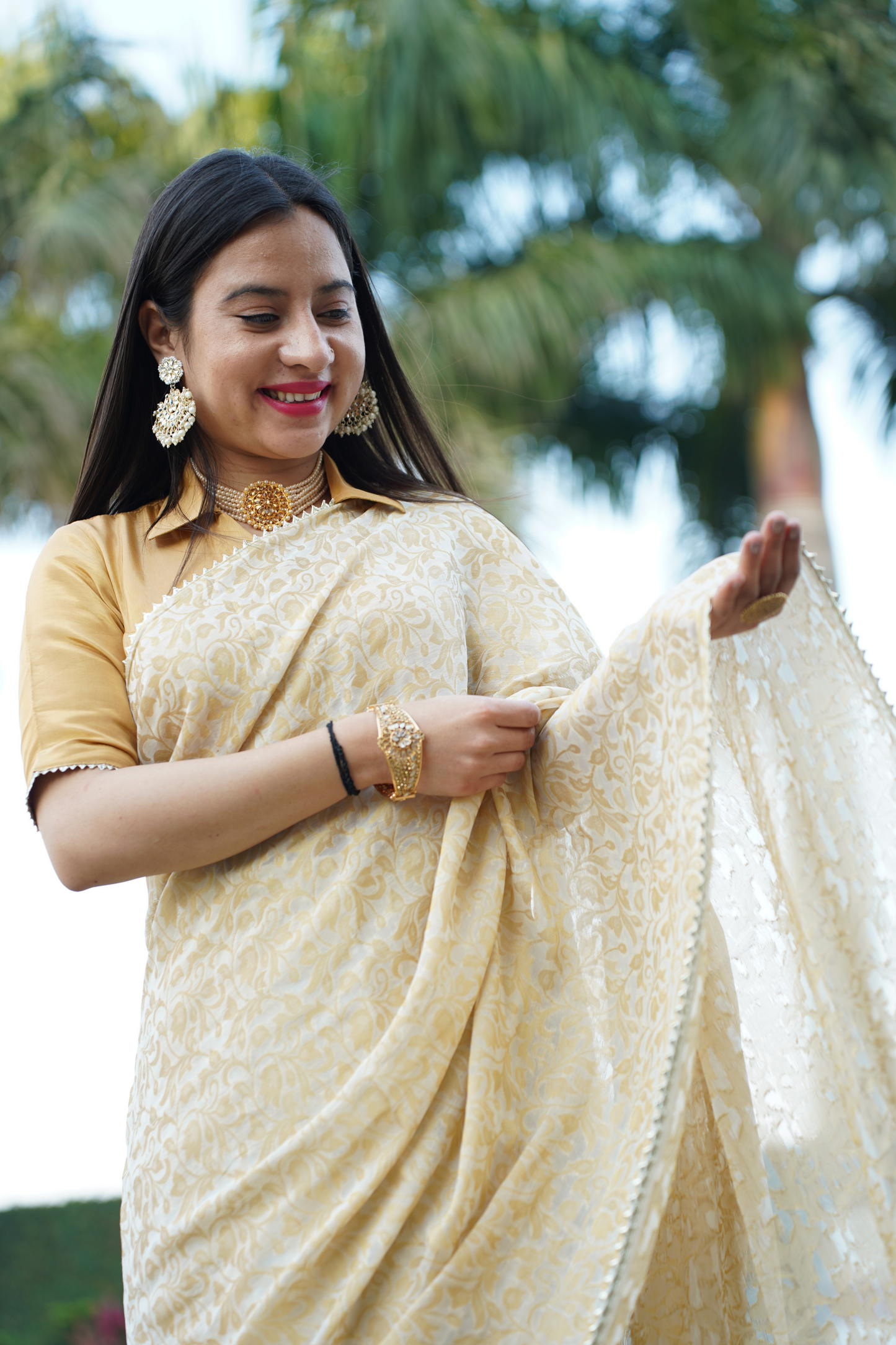 Plus Size Saree