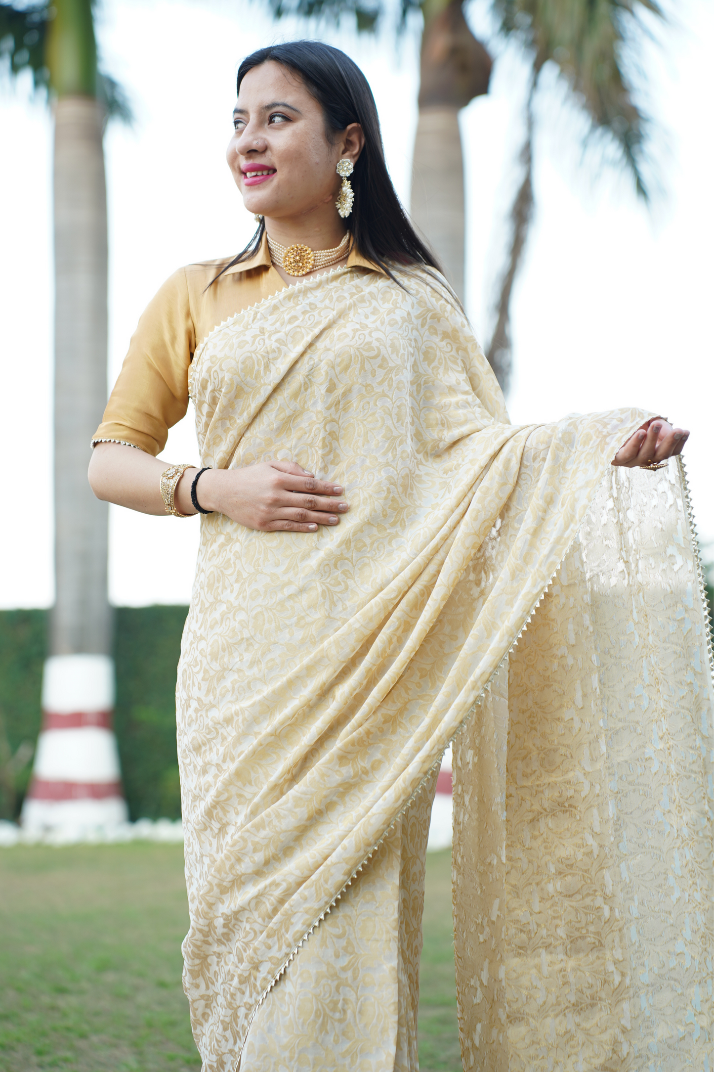 Plus Size Saree