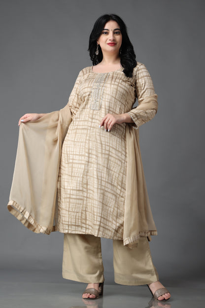 Life's Melody Modal Suit With Handwork