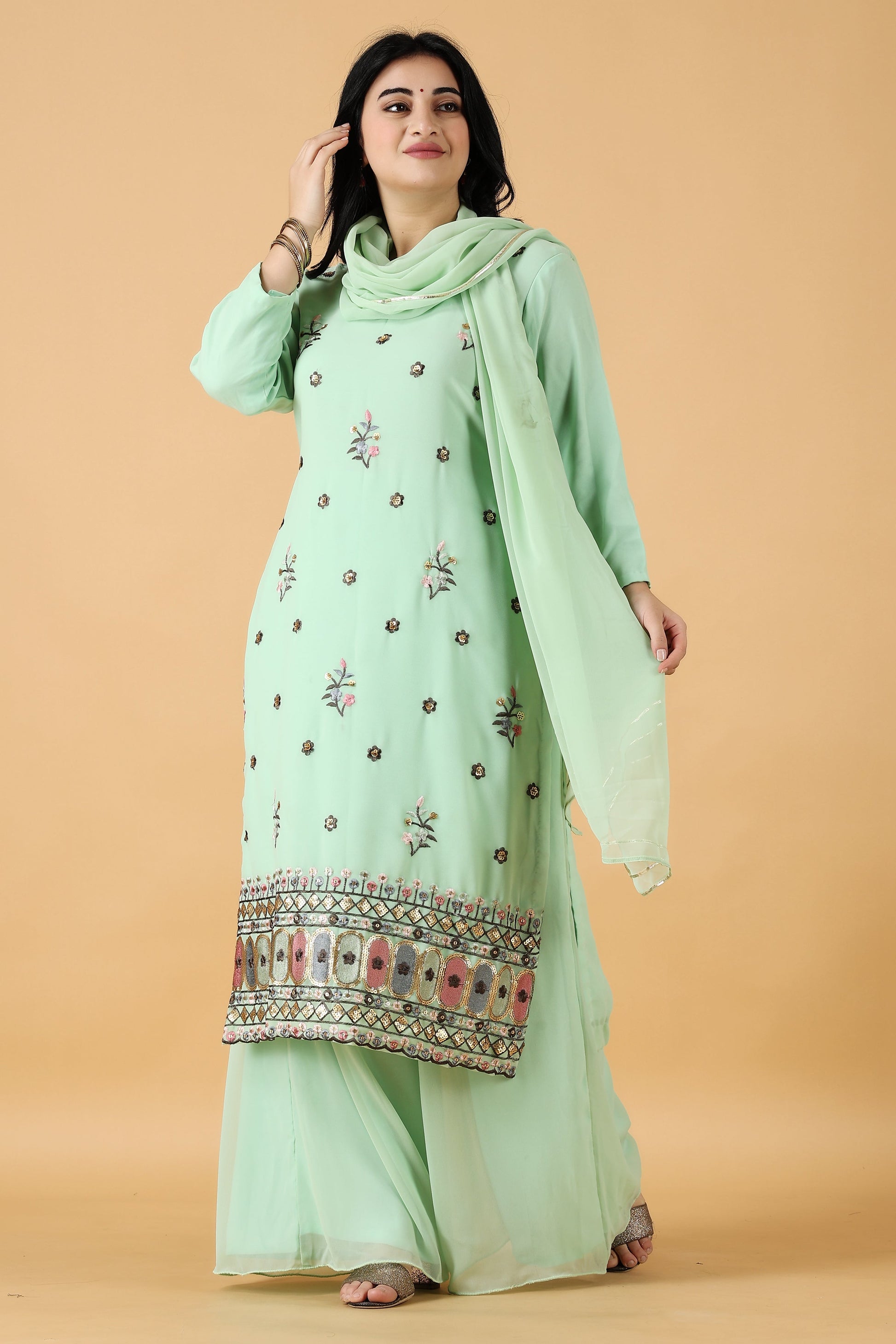 Party Wear Sharara Suit 