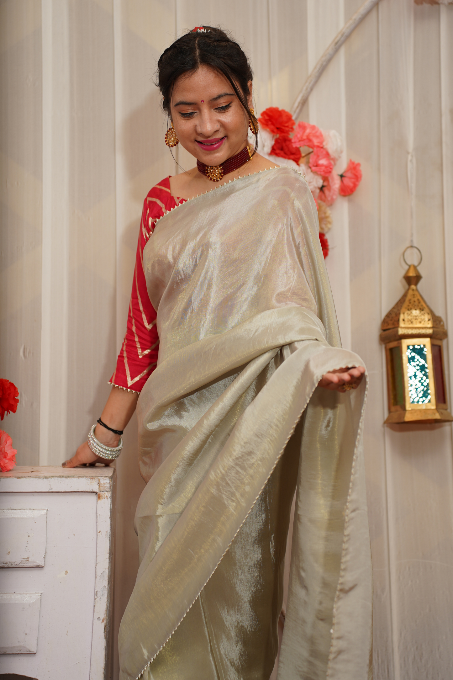Ready To Wear Saree With Stitched Blouse
