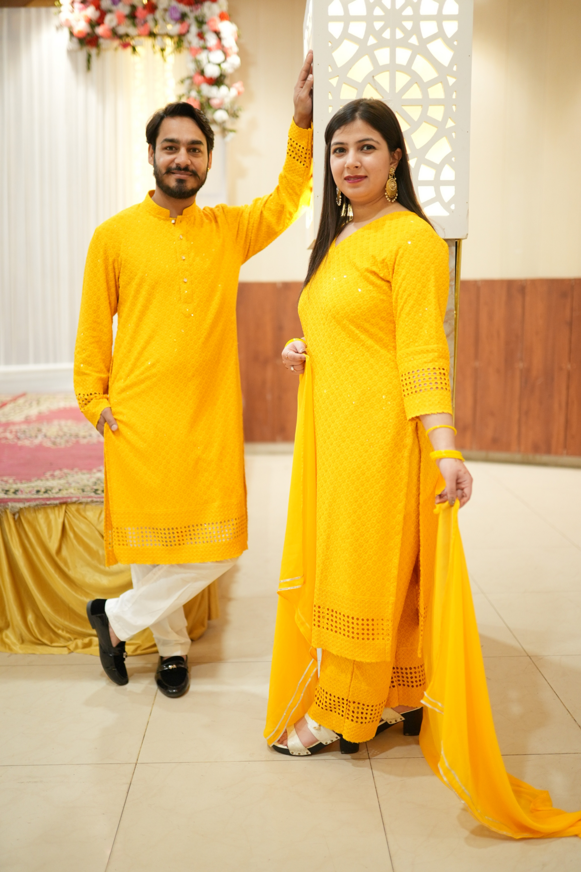 Yellow Suit For Haldi