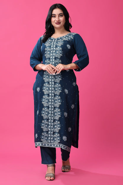 Women Plus Size Mystical Melody Organza Suit Set