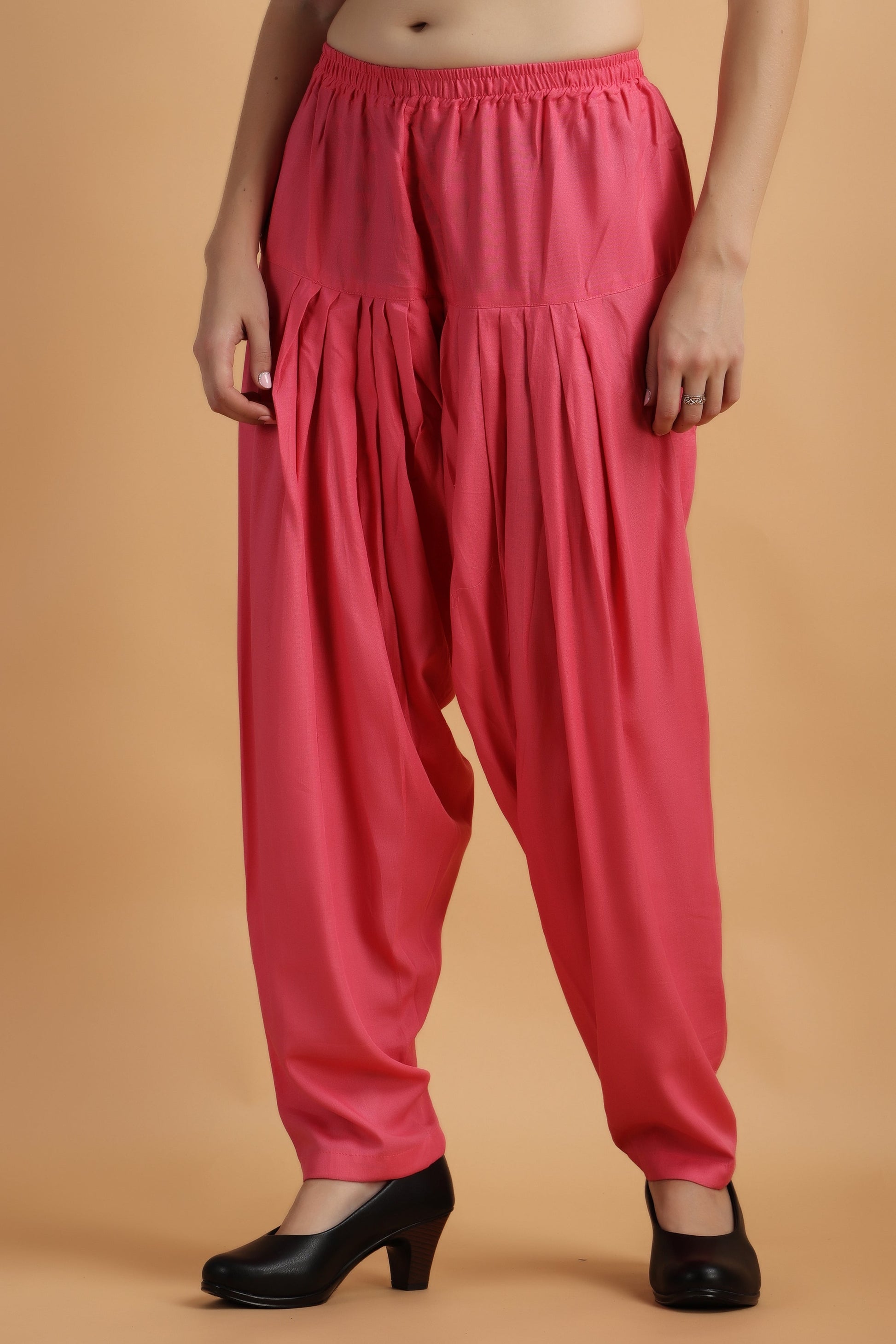 Women Plus Size Multicolor Easy Fit Rayon Salwar | Vilasata