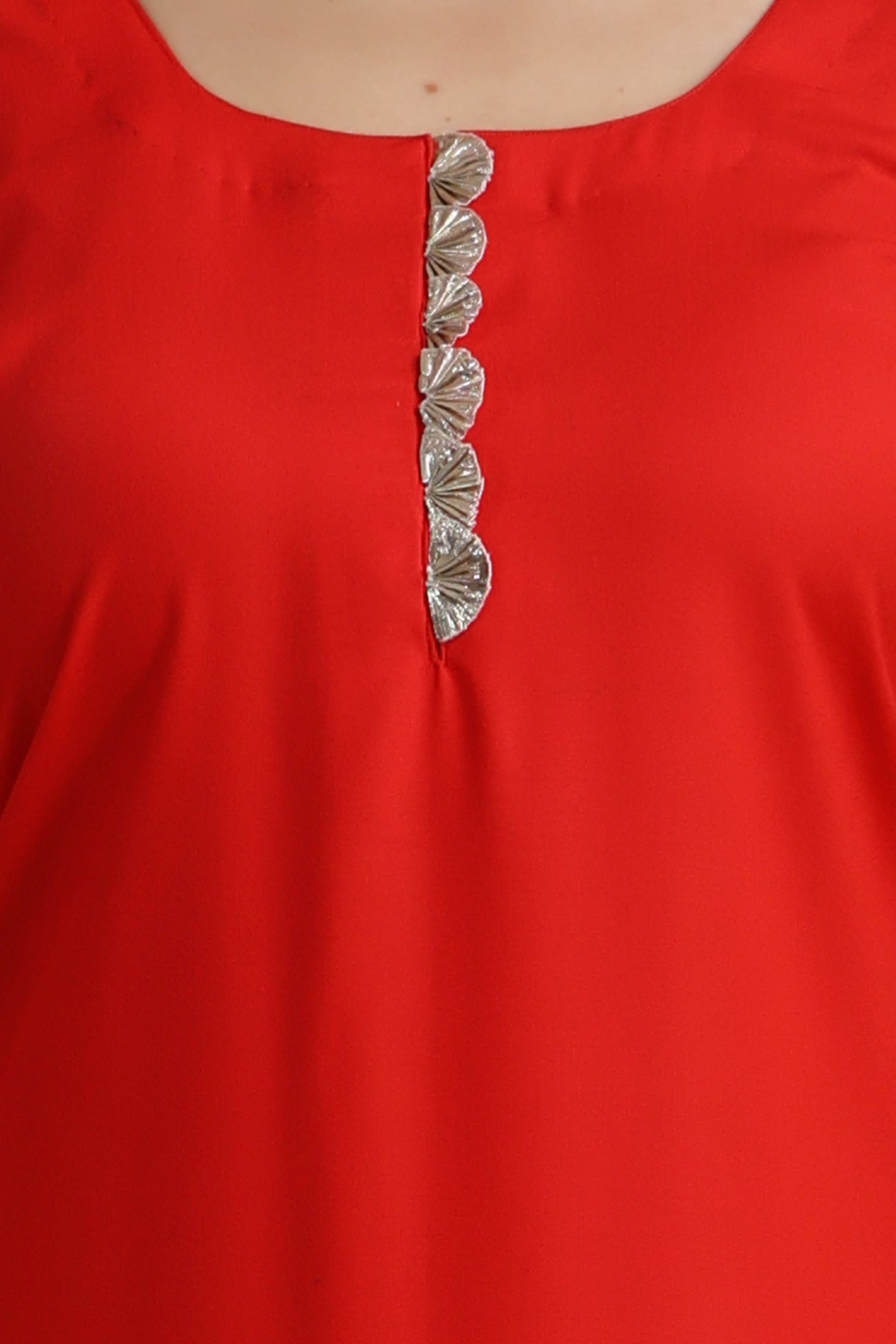 Women's Plus Size Red Party Wear Fancy Sharara Suit | Vilasata